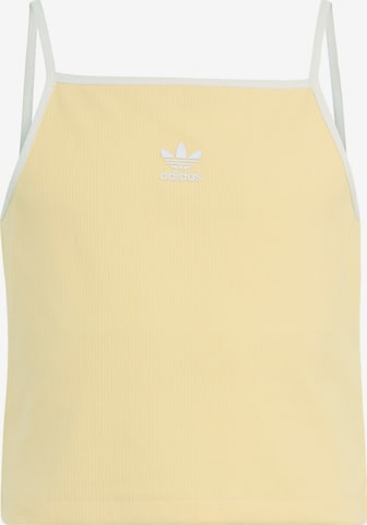 ADIDAS ORIGINALS Top in Geel: voorkant