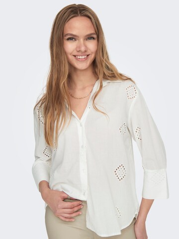 JDY Bluse 'Tallie' i hvid: forside