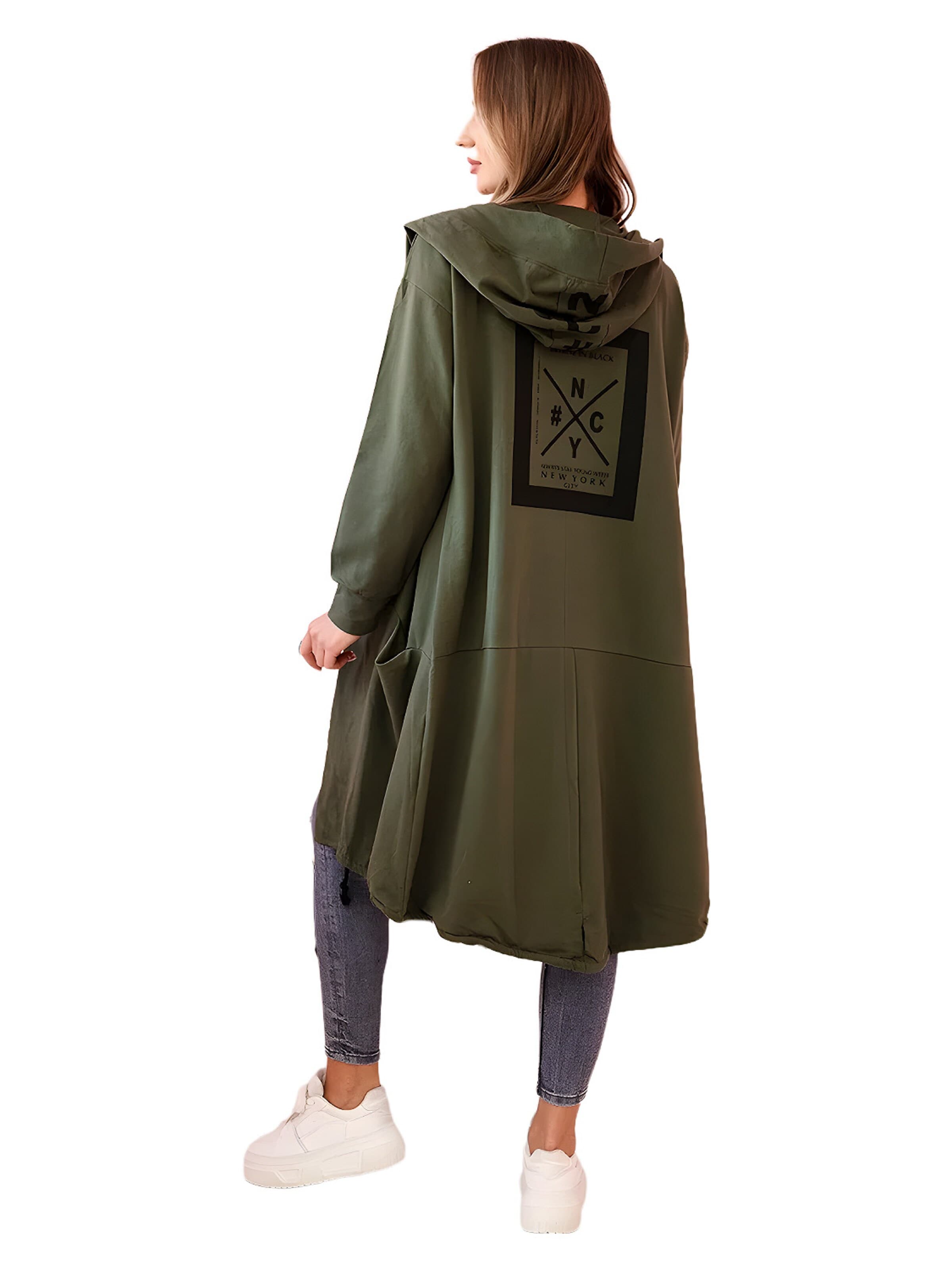 Lumera Gebreid vest in Groen