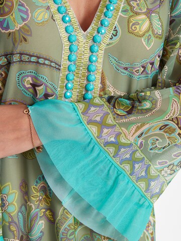 Ana Alcazar Jurk 'Zikasa' in Groen