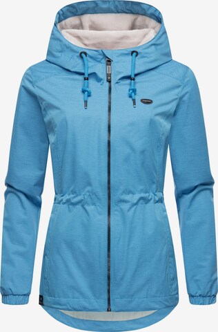 Ragwear Weatherproof jacket 'Dankka' in Blue: front