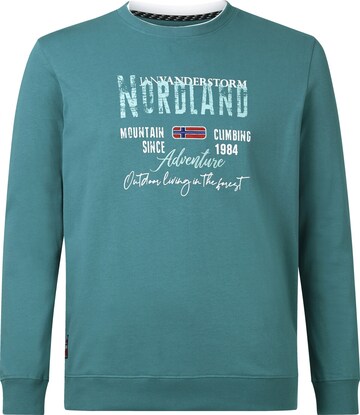 Jan Vanderstorm Sweatshirt ' Botu ' in Green