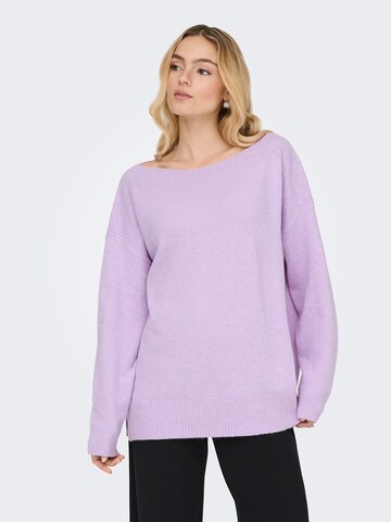 ONLY - Jersey 'ONLWINNIE' en lila: frente