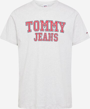 pelēks Tommy Jeans T-Krekls 'Essential': no priekšpuses