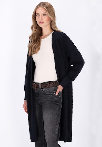 DreiMaster Vintage - Abrigo de punto en azul: frente