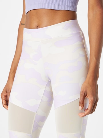 Urban Classics Skinny Leggings in Lila