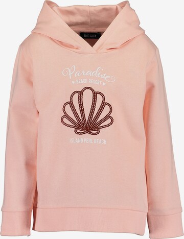 Sweat-shirt BLUE SEVEN en rose : devant