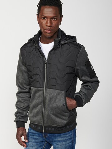 KOROSHI Jacke in Grau: Vorderseite
