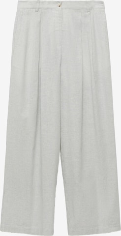 Pantaloni con pieghe 'BALI' di MANGO in beige: frontale