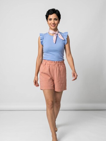 Wide Leg Pantalon folklorique 'Viscose Summer Shorts' Your Passion Fashion en orange