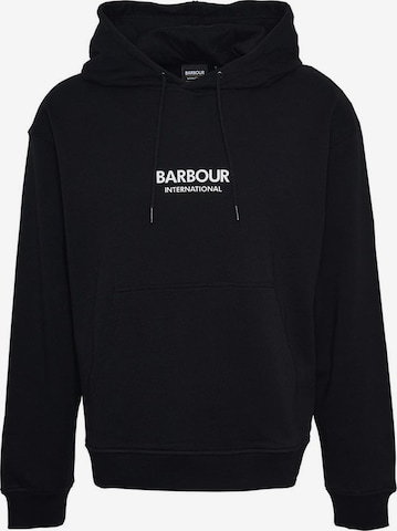 Barbour International Sweatshirt 'Simons' in Schwarz: predná strana