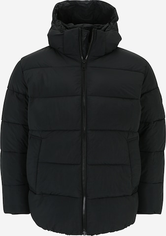 Giacca invernale di Calvin Klein Big & Tall in nero: frontale