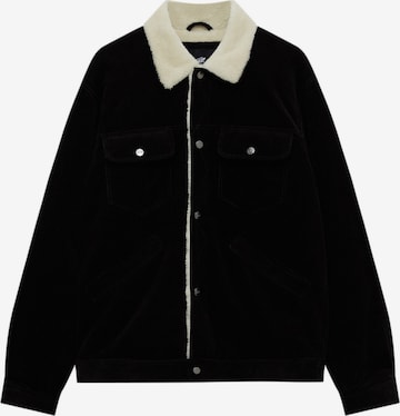 Pull&Bear Between-Season Jacket in Black: front