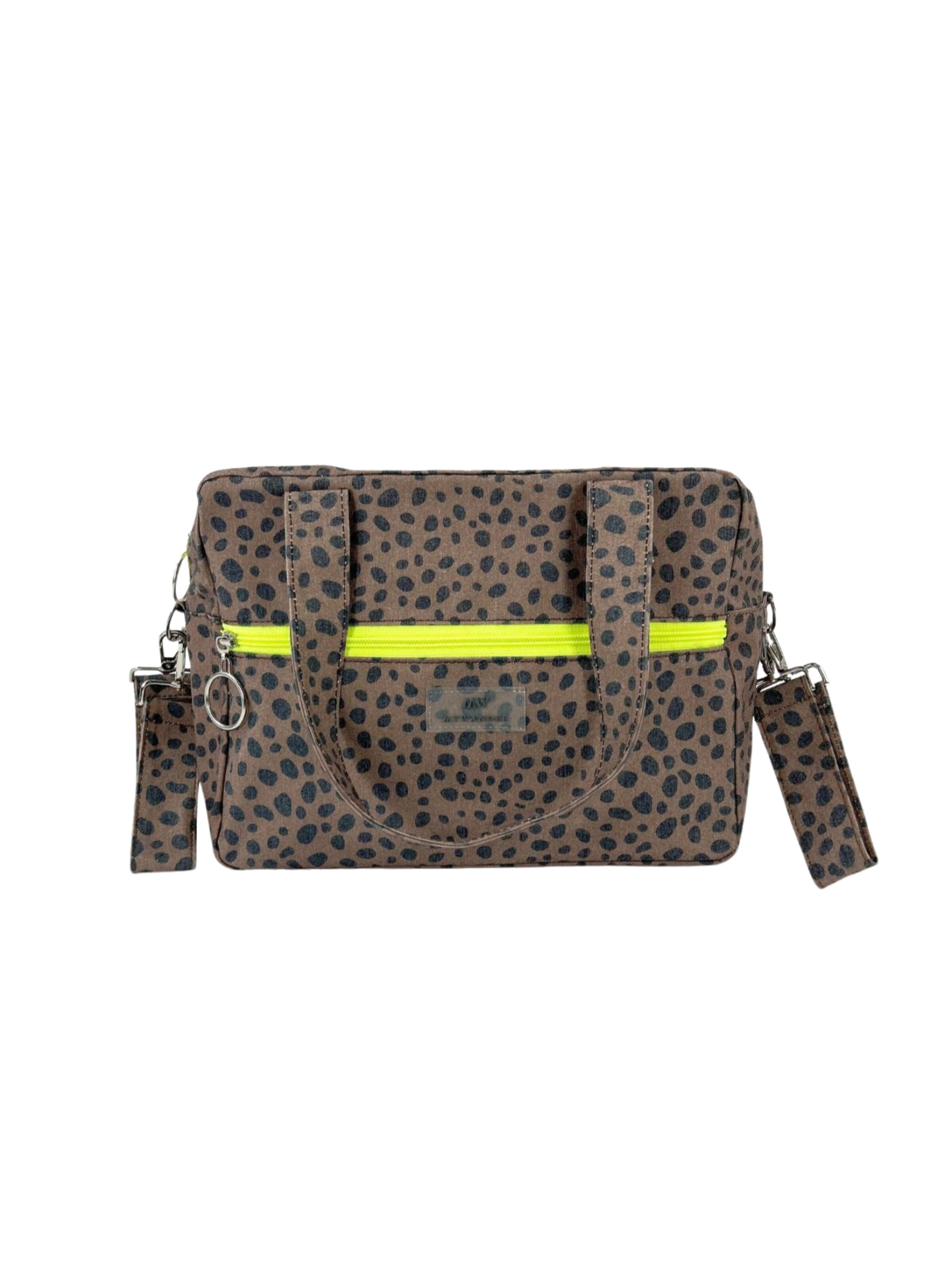 Mywander - Bolsa para pañales 'Portofino Cool Mama' en marrón: frente