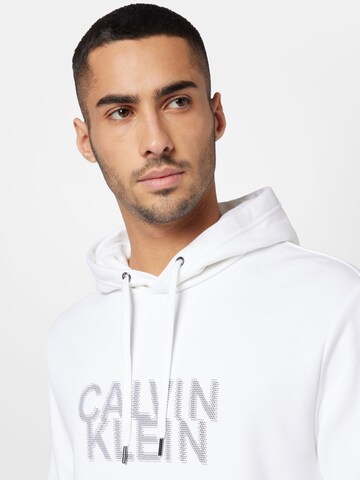 Calvin Klein Sweatshirt i vit