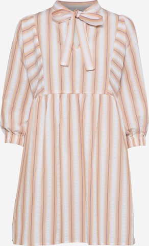 Robe-chemise OBJECT en beige : devant