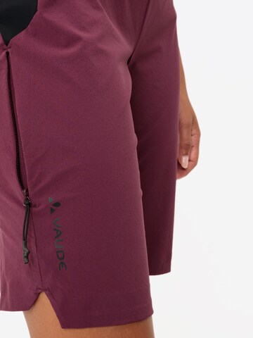VAUDE Regular Outdoor trousers 'Kuro' in Purple