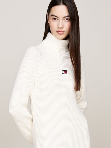 Robes en maille Tommy Jeans en blanc