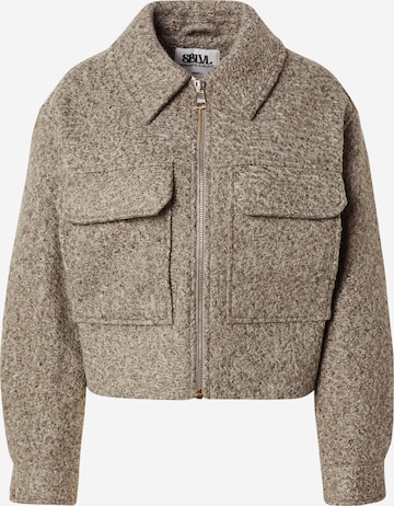 SublevelZimska jakna - siva boja: prednji dio