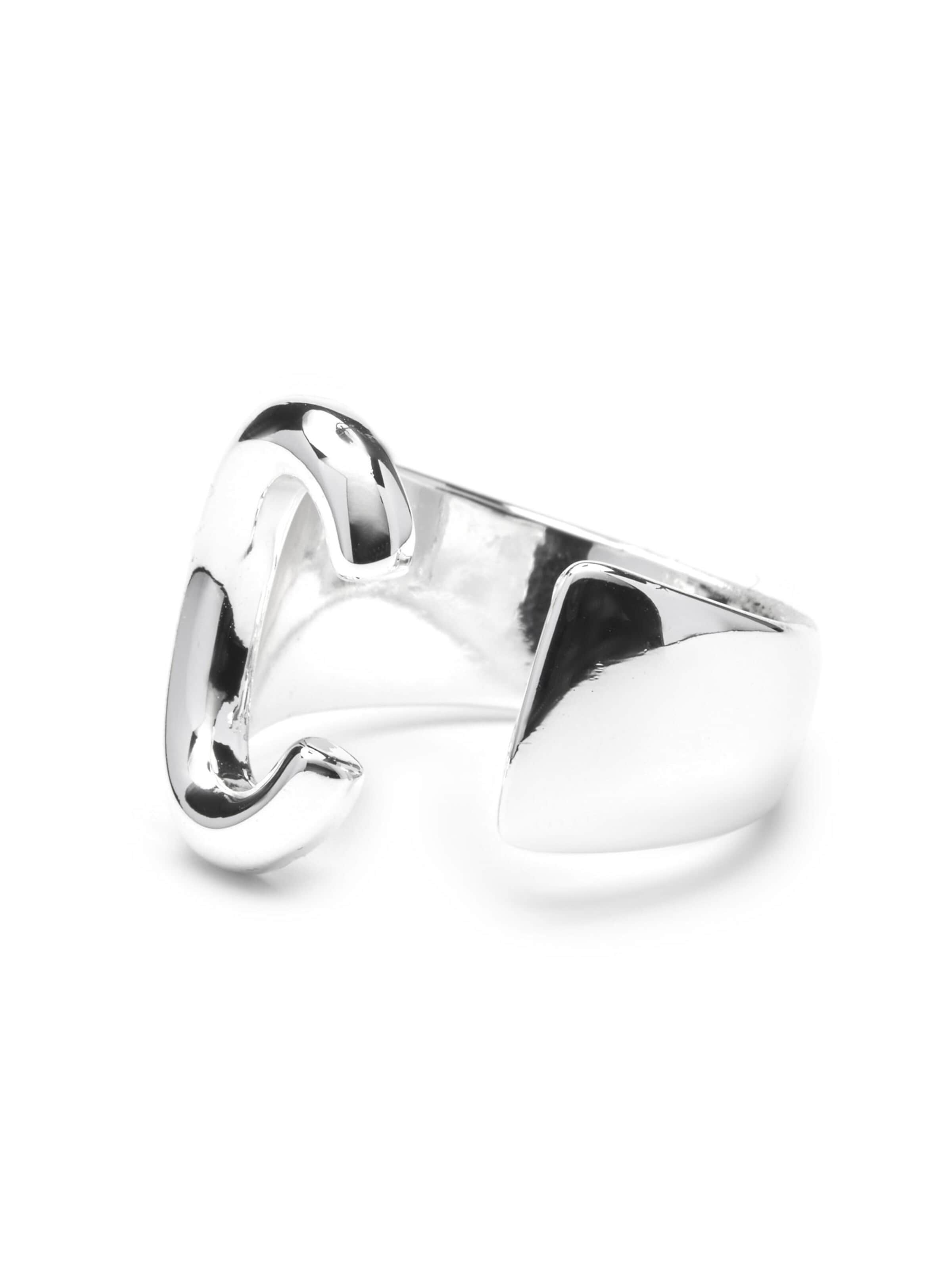 Bague 'Alphabet C' Luxenter en argent