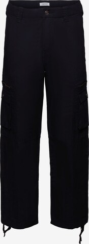 Pantalon cargo ESPRIT en noir : devant