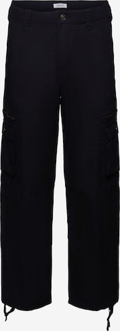 Regular Pantalon cargo ESPRIT en noir : devant