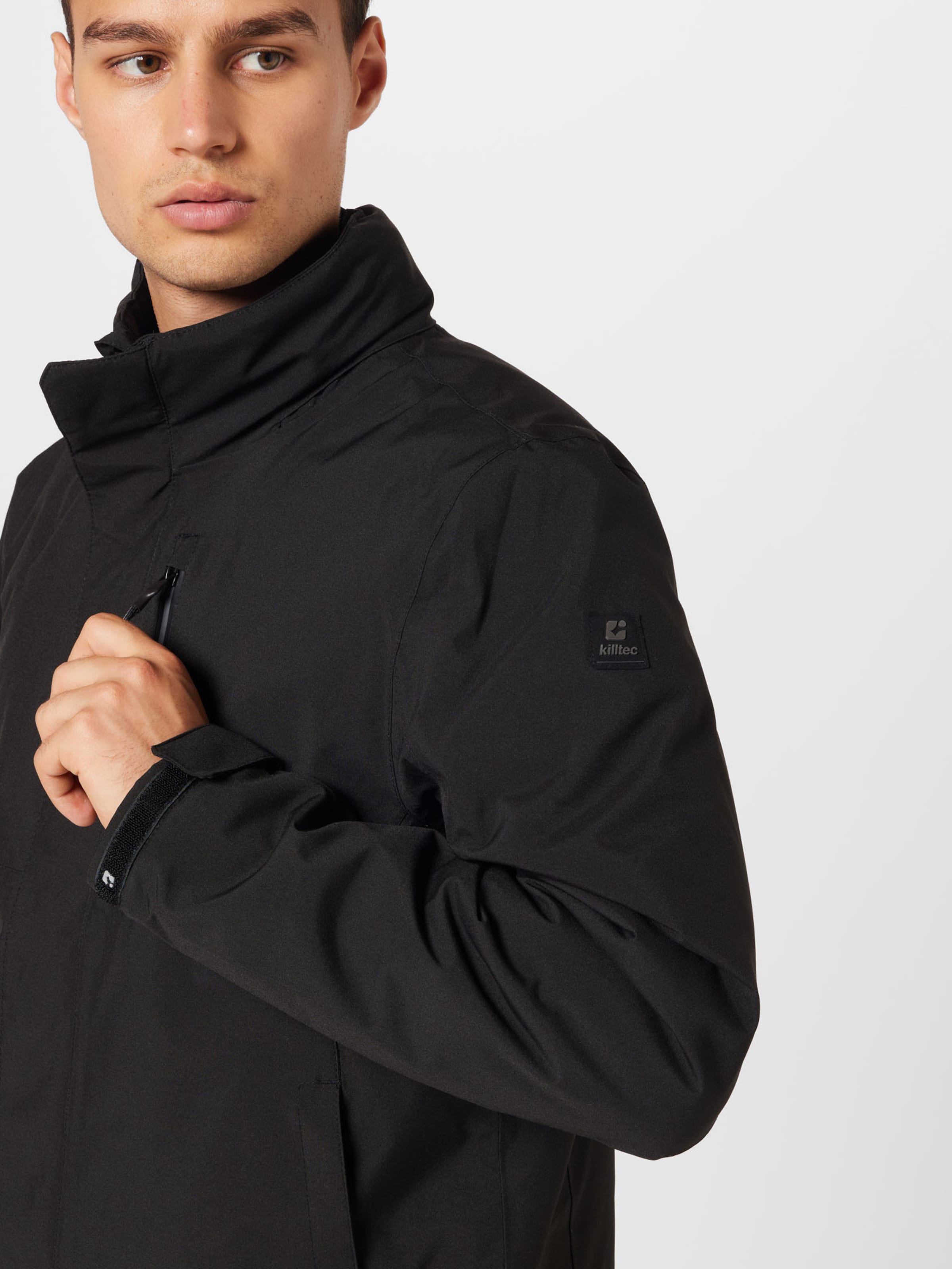 KILLTEC Outdoor jacket 'KOW 68' in Black | ABOUT YOU