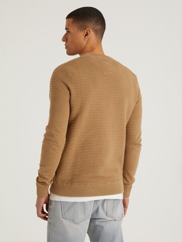 CHASIN' Sweater 'Typhoon' in Brown