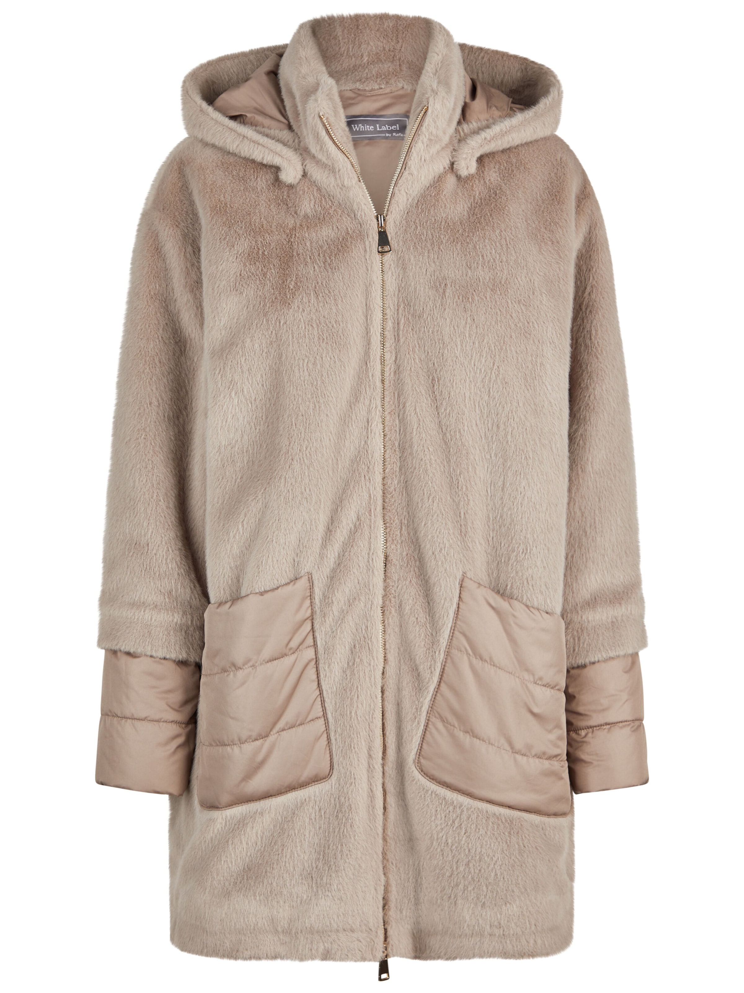 White Label Between-Season Jacket in Brown: front