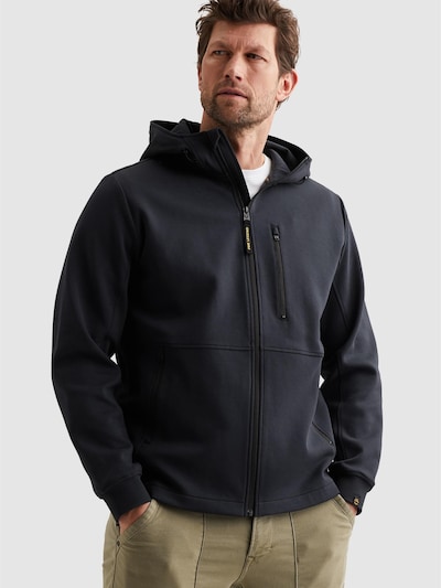 PME Legend Sudadera 'PME LEGEND - Sweat jacket with hood and chest pocket' en S en azul oscuro, Vista del producto