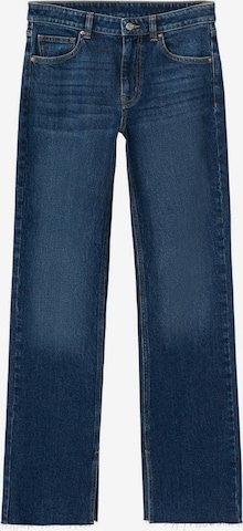 MANGO Wide leg Jeans in Blue: front