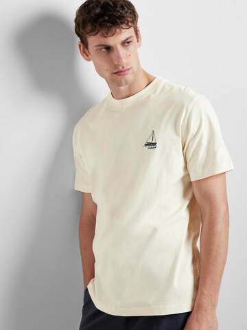 Tricou 'Garland' de la SELECTED HOMME pe bej