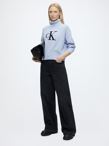 Calvin Klein Jeans Pullover in Blau