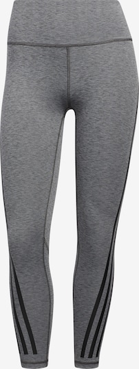 ADIDAS SPORTSWEAR Pantalon de sport 'Optime Train Icons' en gris / noir, Vue avec produit