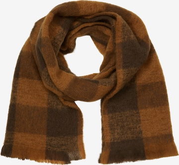 SELECTED HOMME Scarf 'Hogar' in Brown: front