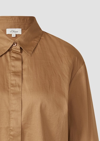 Chemisier s.Oliver en marron