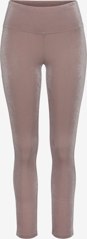 Skinny Leggings LASCANA en rose : devant