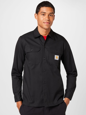 Carhartt WIP Regular fit Overhemd in Zwart: voorkant