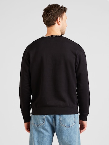 QS Sweatshirt in Schwarz