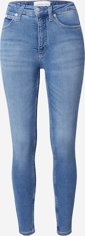 mėlyna Calvin Klein Jeans Siauras Džinsai: priekis