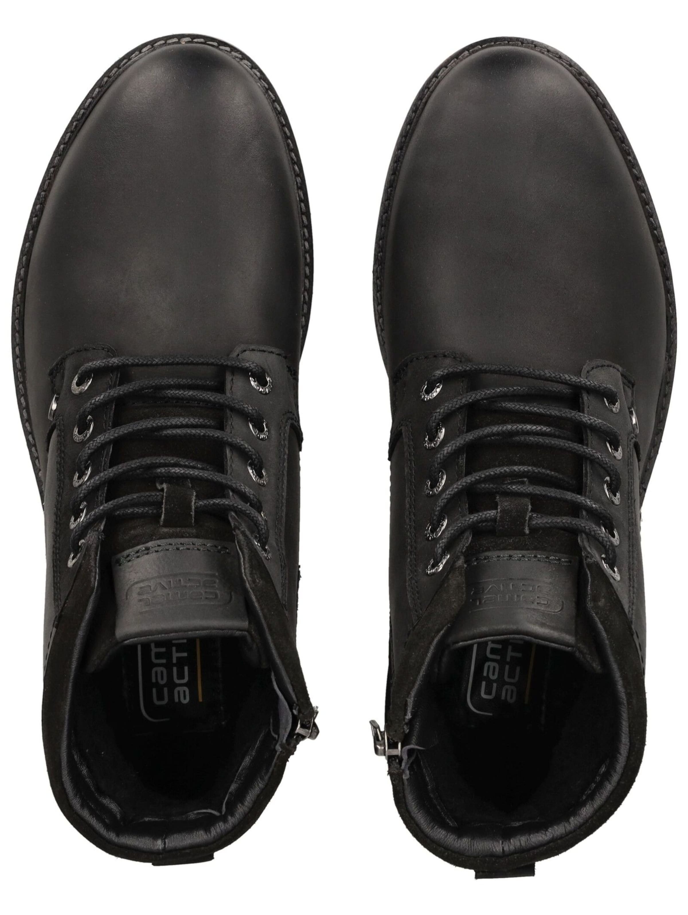 CAMEL ACTIVE Lace-up boots 'Flow' in Black