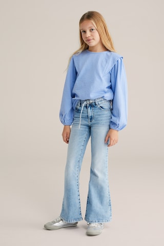 WE Fashion Bluse in Blau