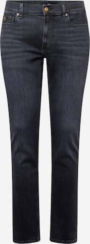 7 for all mankind - Slimfit Vaquero 'PAXTYN' en negro: frente