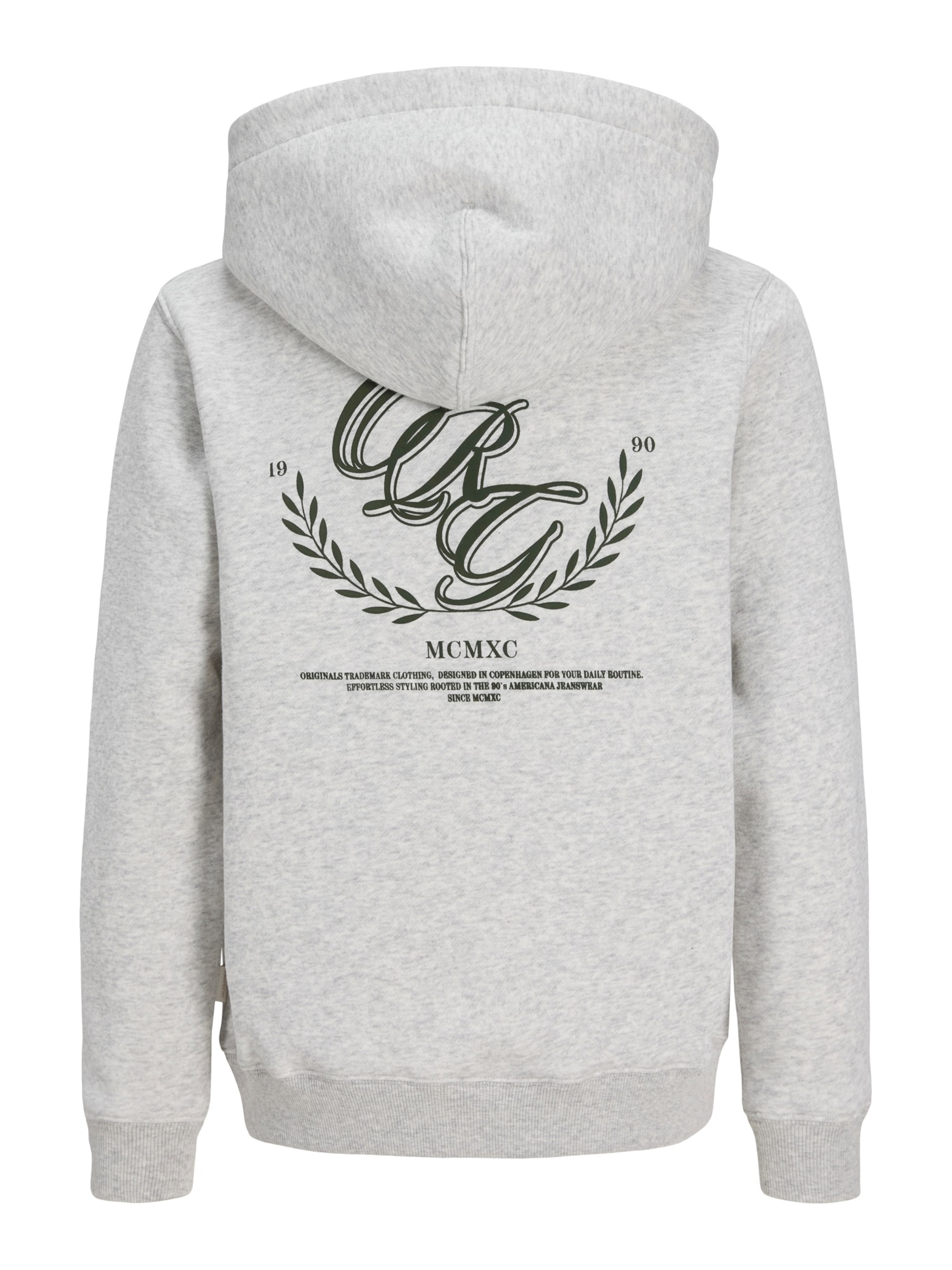 Bluză de molton 'JORFrederiksberg' de la Jack & Jones Junior pe alb