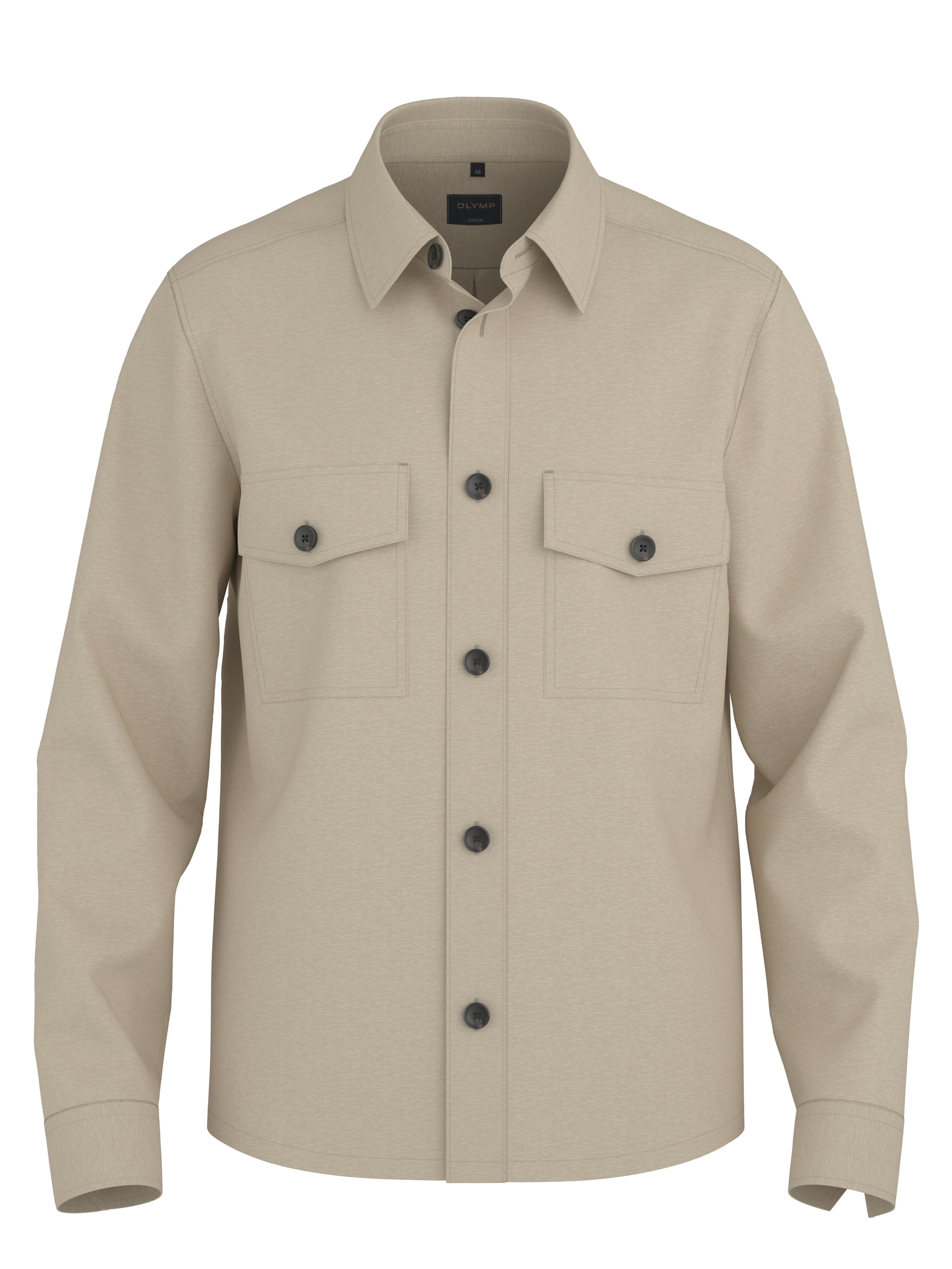 OLYMP Between-Season Jacket in Beige: front