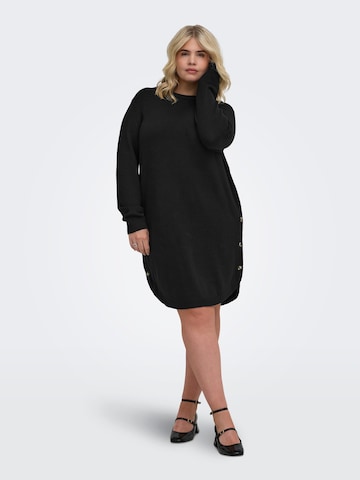 ONLY Carmakoma - Vestido de punto 'CARMargaretha' en negro: frente