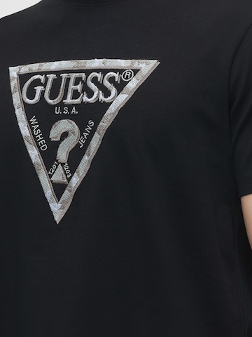 T-Shirt GUESS en noir