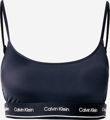 Calvin Klein Swimwear Сутиен бандо Горнище на бански в черно: отпред