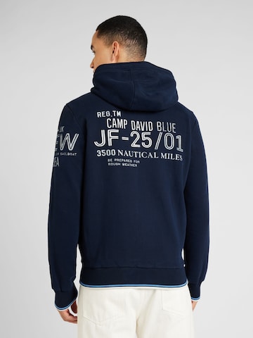 CAMP DAVID Sweatjacke 'Atlantic Crossing' in Blau