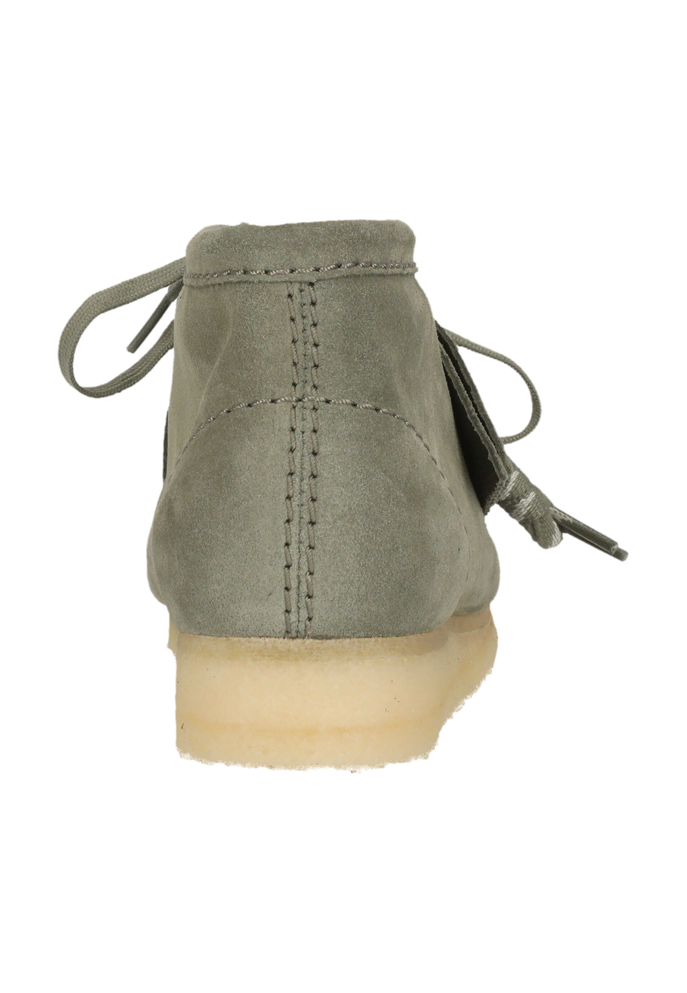 CLARKS Lace-up shoe 'Wallabee Boot' in Green